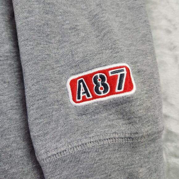 Vtg Aeropostale Sweatshirt Mens M Spellout Cyber Y2k Embroidered Chunky Retro - Picture 3 of 8